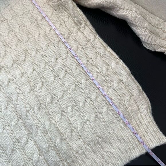 Highland Craft Cream 100% Wool Scotland Sweater Men’s Medium - Picture 9 of 9